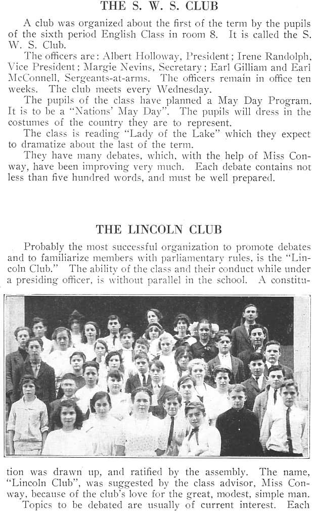 The S.W.S. Club & The Lincoln Club