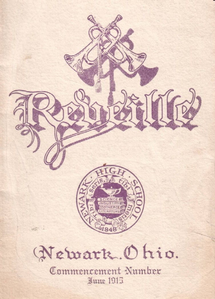 Newark High School 1915 Book Cover